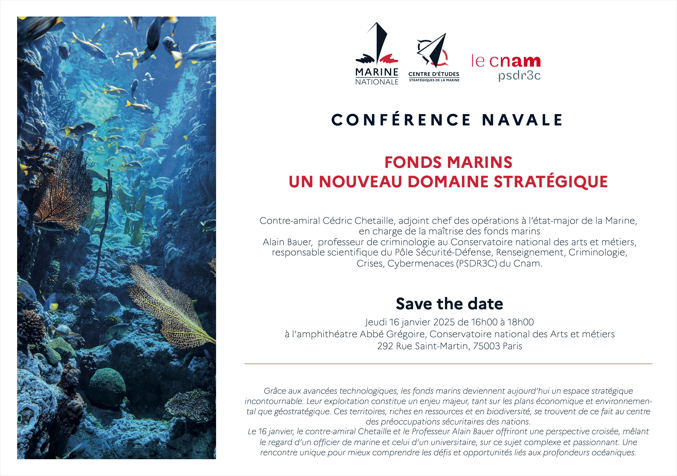 Fonds marins - un nouveau domaine stratégique 